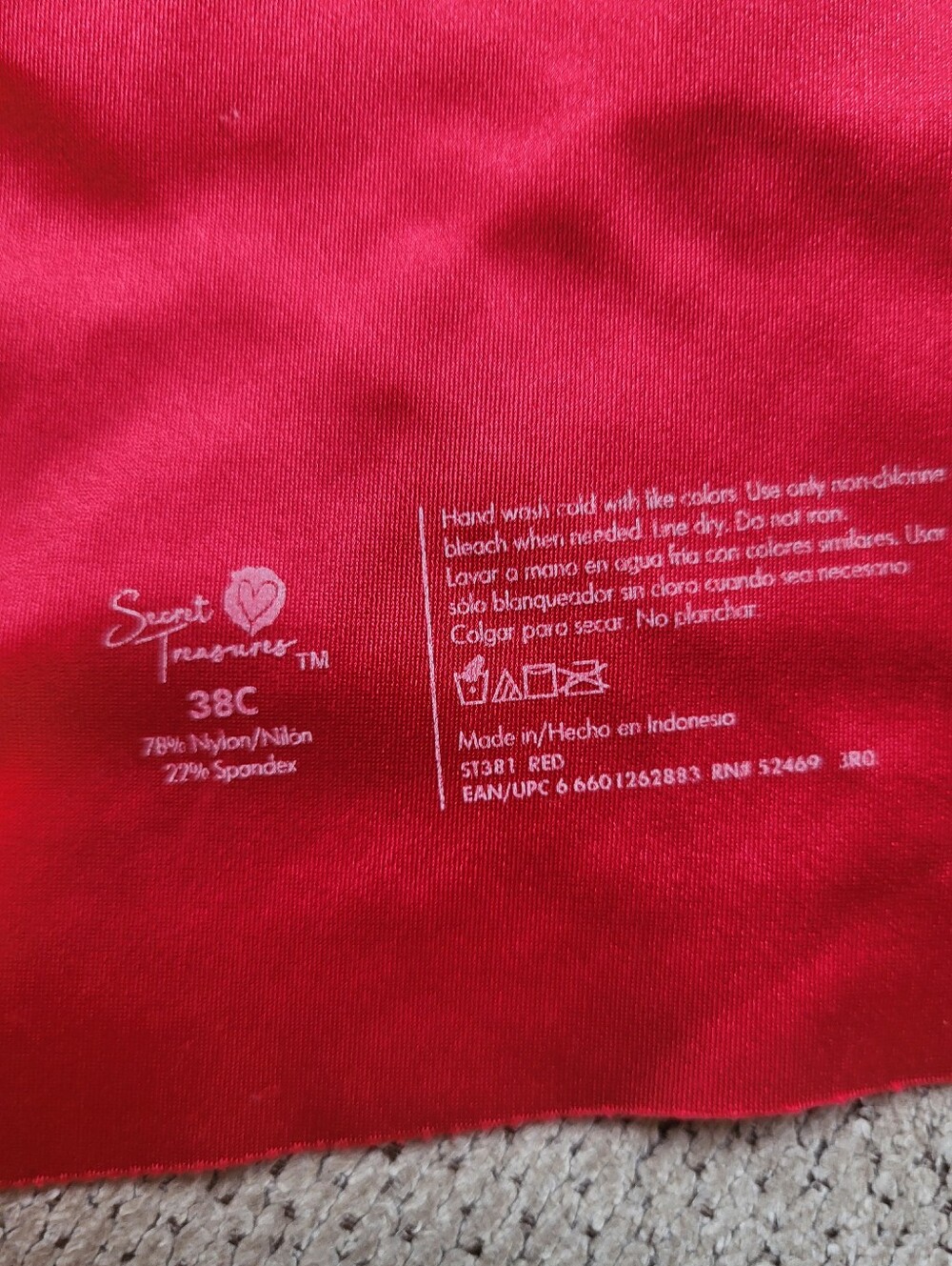 Secret Treasure Bra - Picture 3 of 3